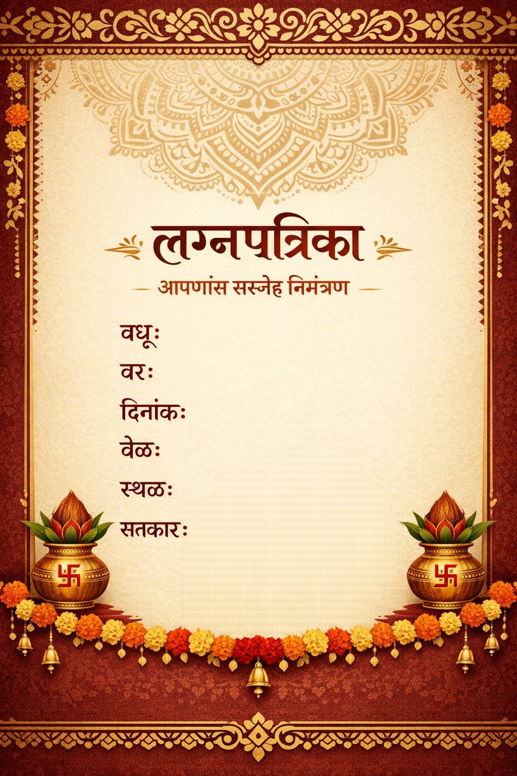 Traditional Marathi Wedding