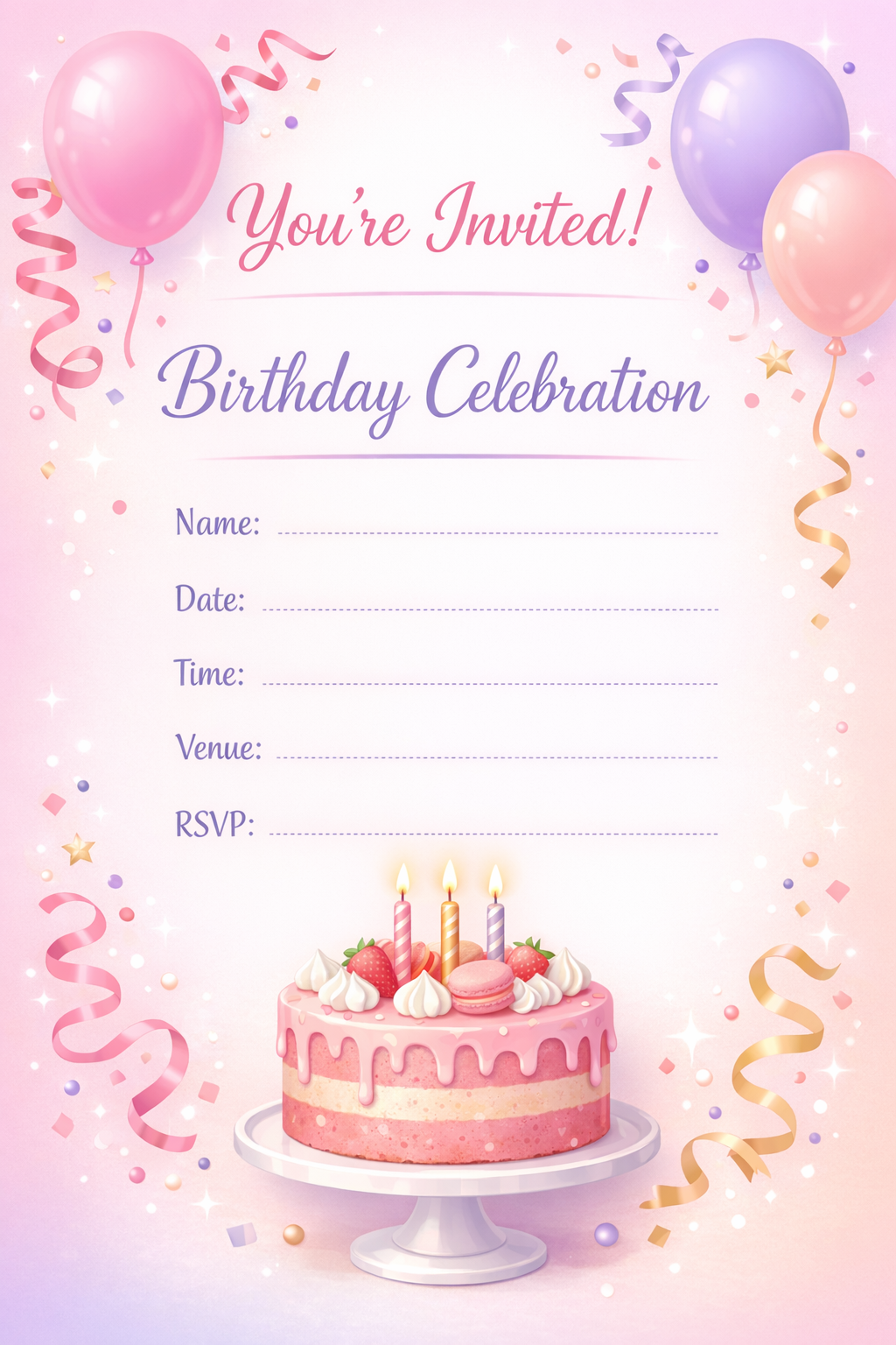 Baby Marathi Birthday Card background
